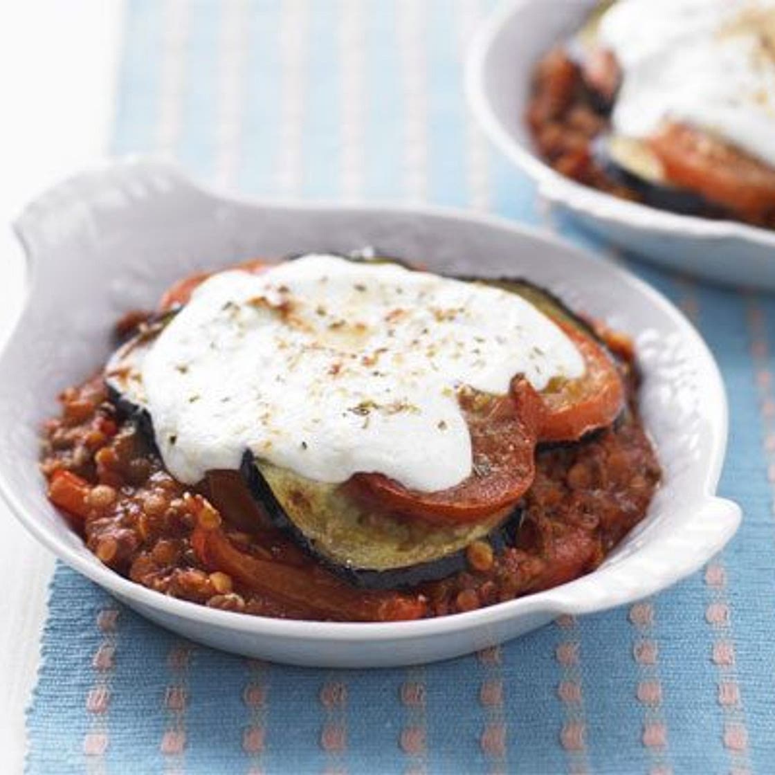 Low-fat moussaka