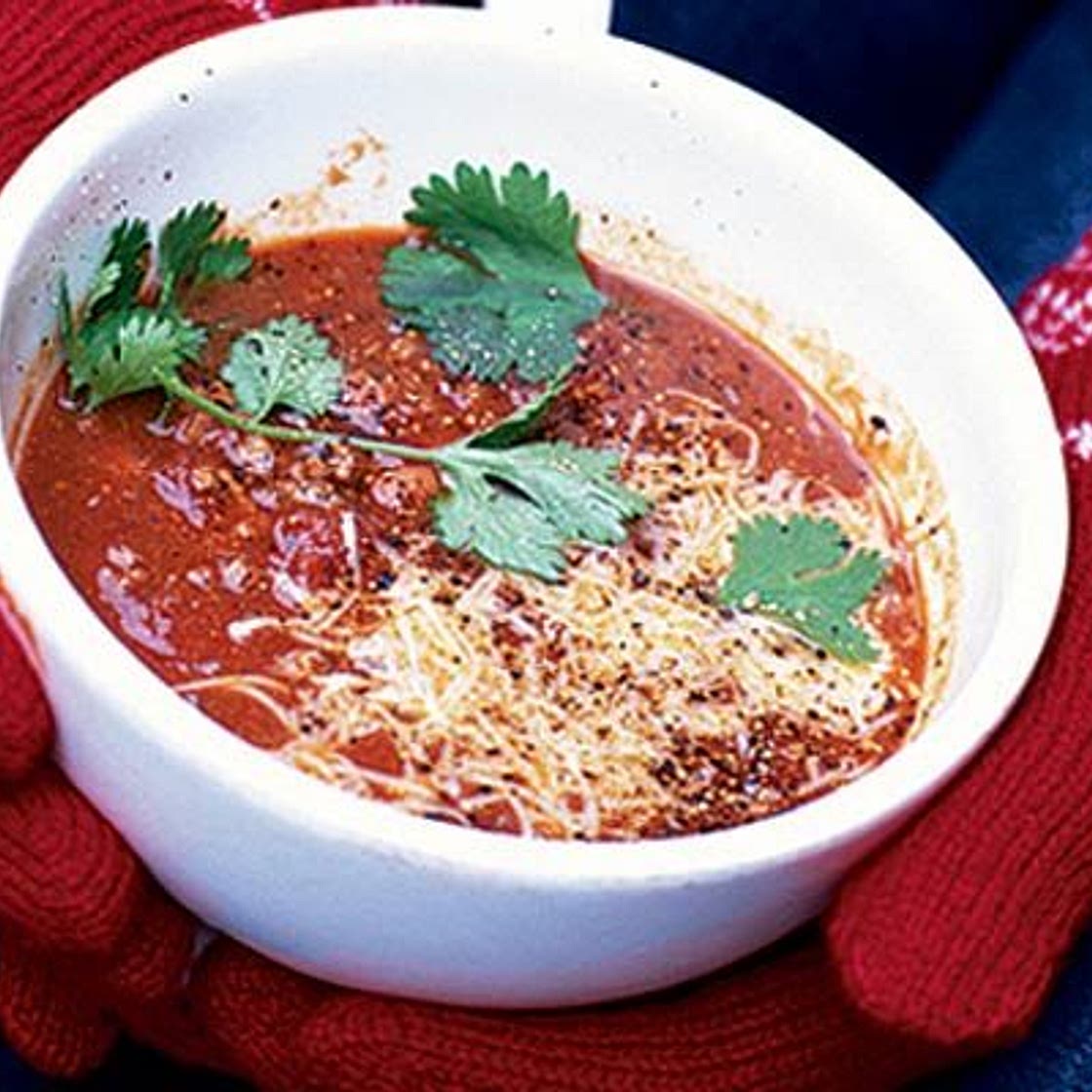 Chilli con carne soup