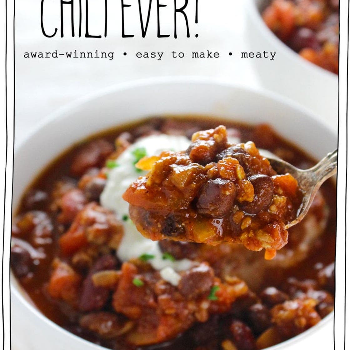 The Best Vegan Chili Ever!!!