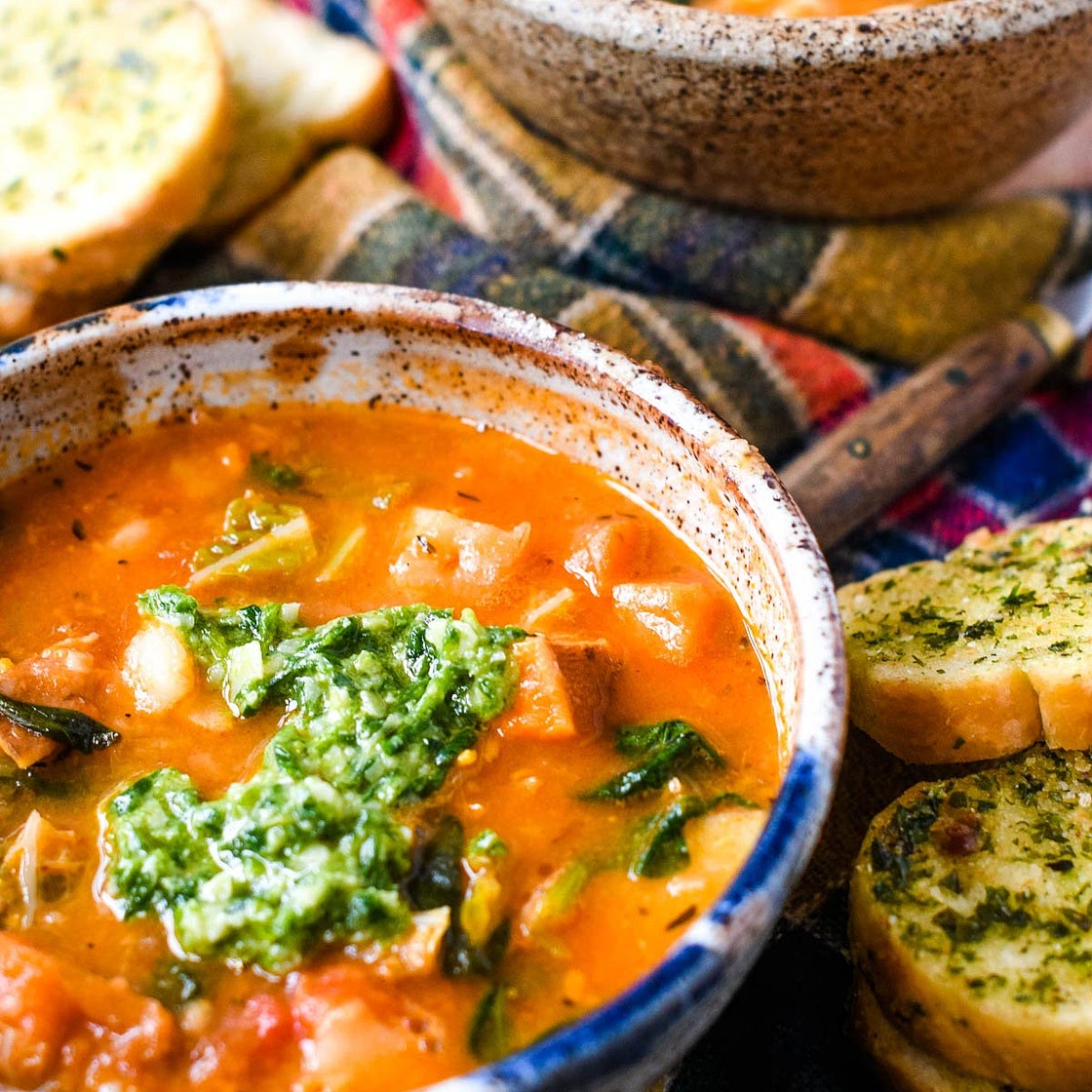 Easy winter vegetable soup recipe