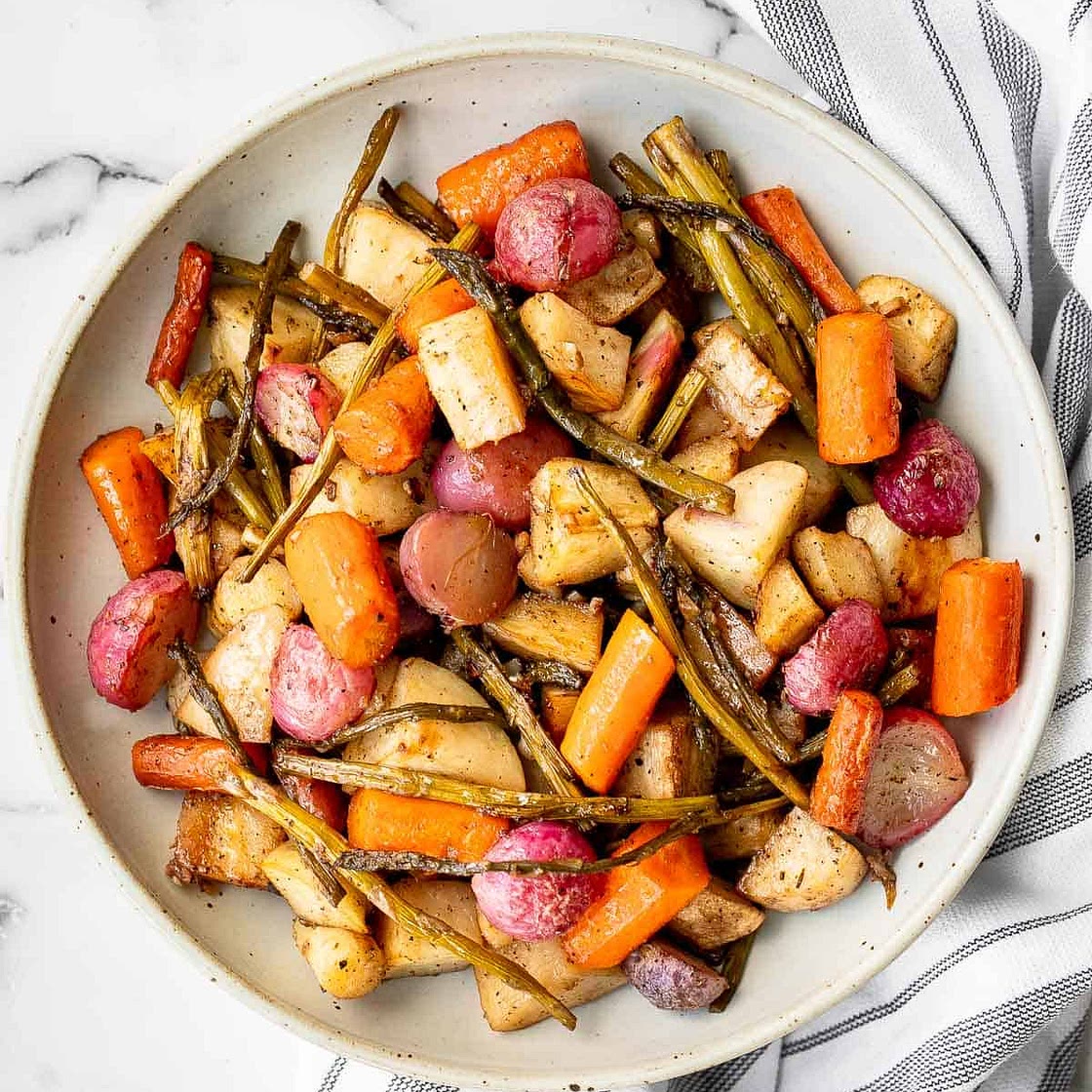 Roasted Spring Vegetables