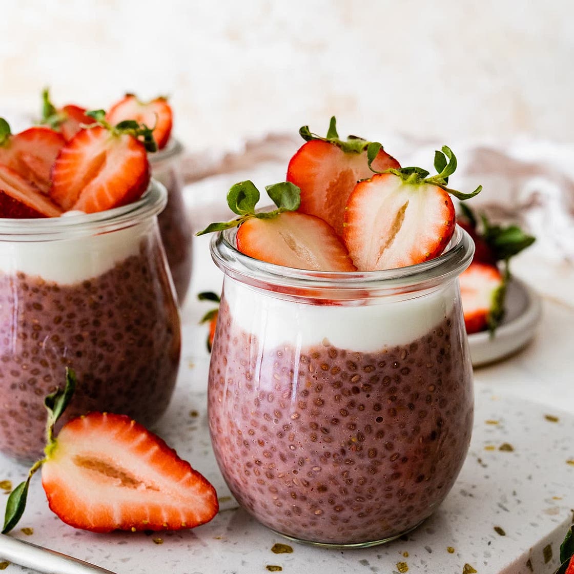 Strawberry Chia Pudding