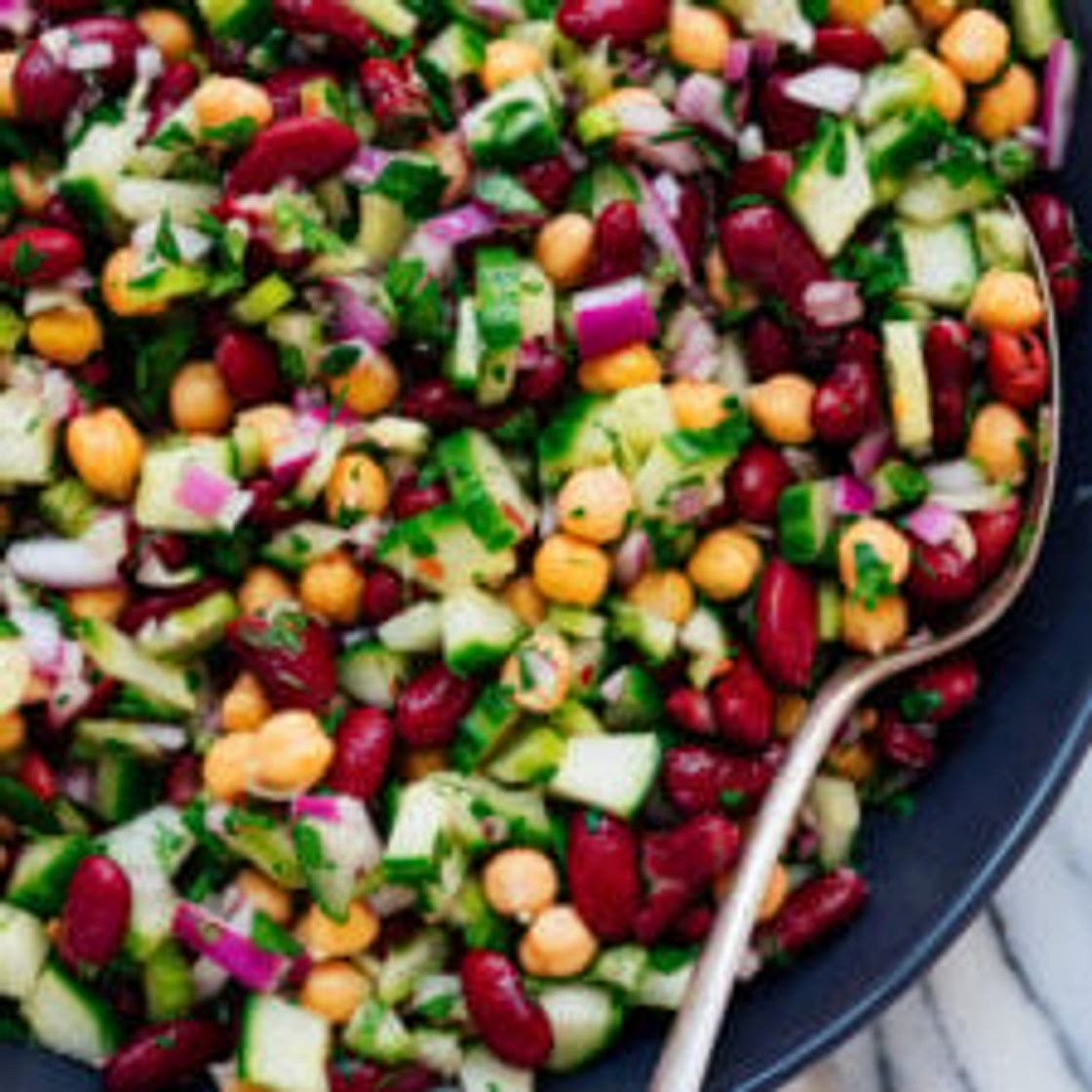Mediterranean Bean Salad