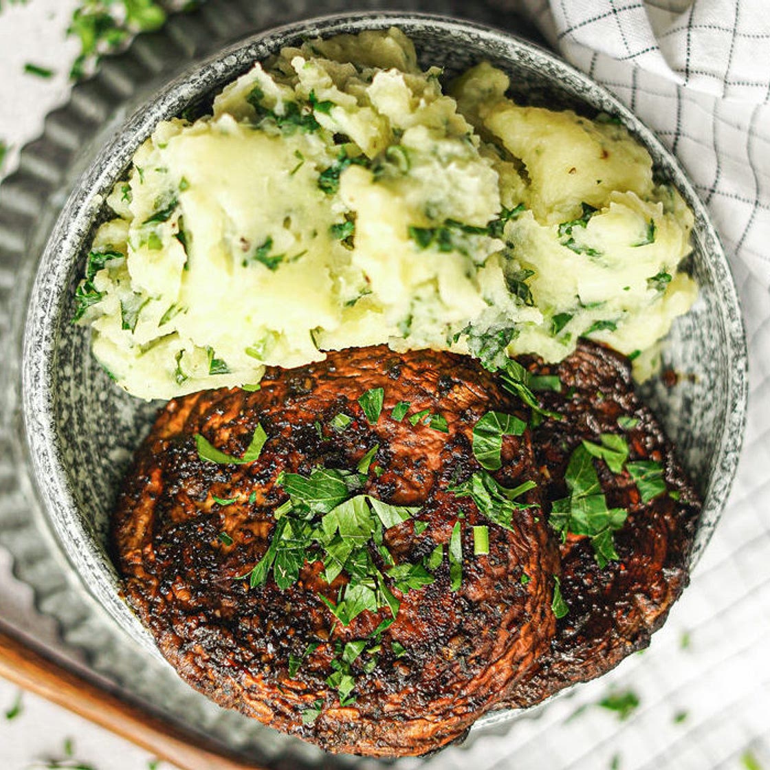 Vegan Mushroom Steak