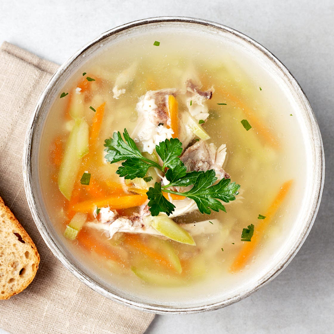 Poached Chicken Pot au Feu