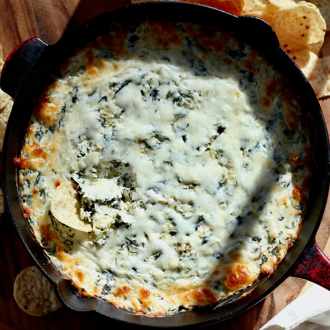 Spinach Artichoke Dip (No Mayo)