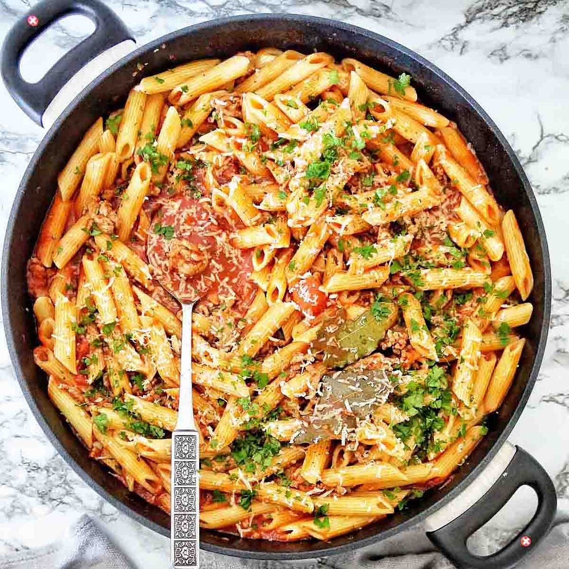 Pork Mince Pasta