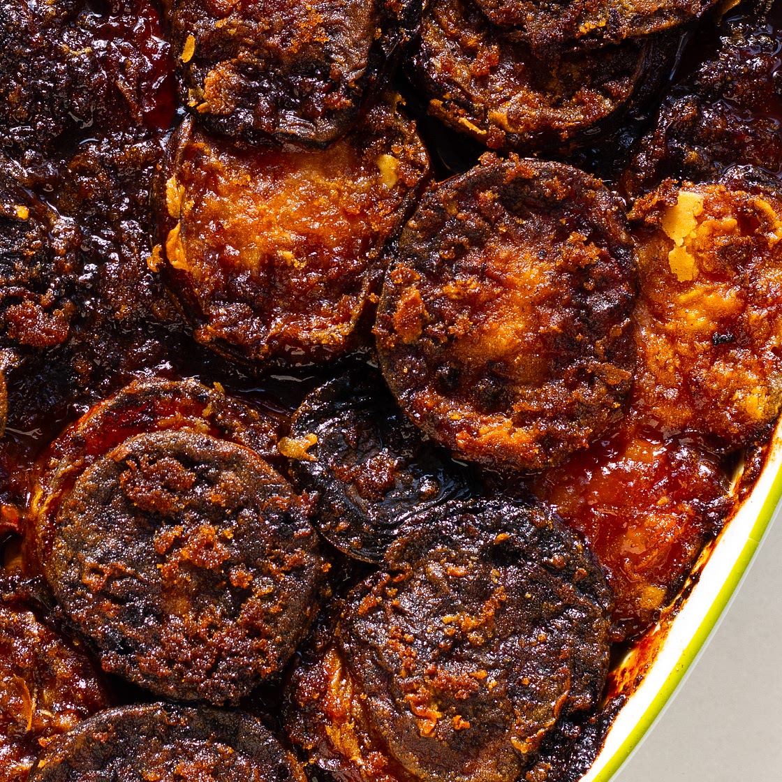 Mother Snacks' Burnt Sweet Potatoes & Tomatoes