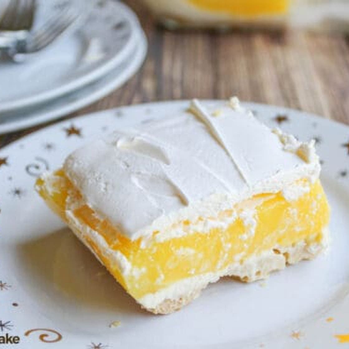Lemon Pudding Bars