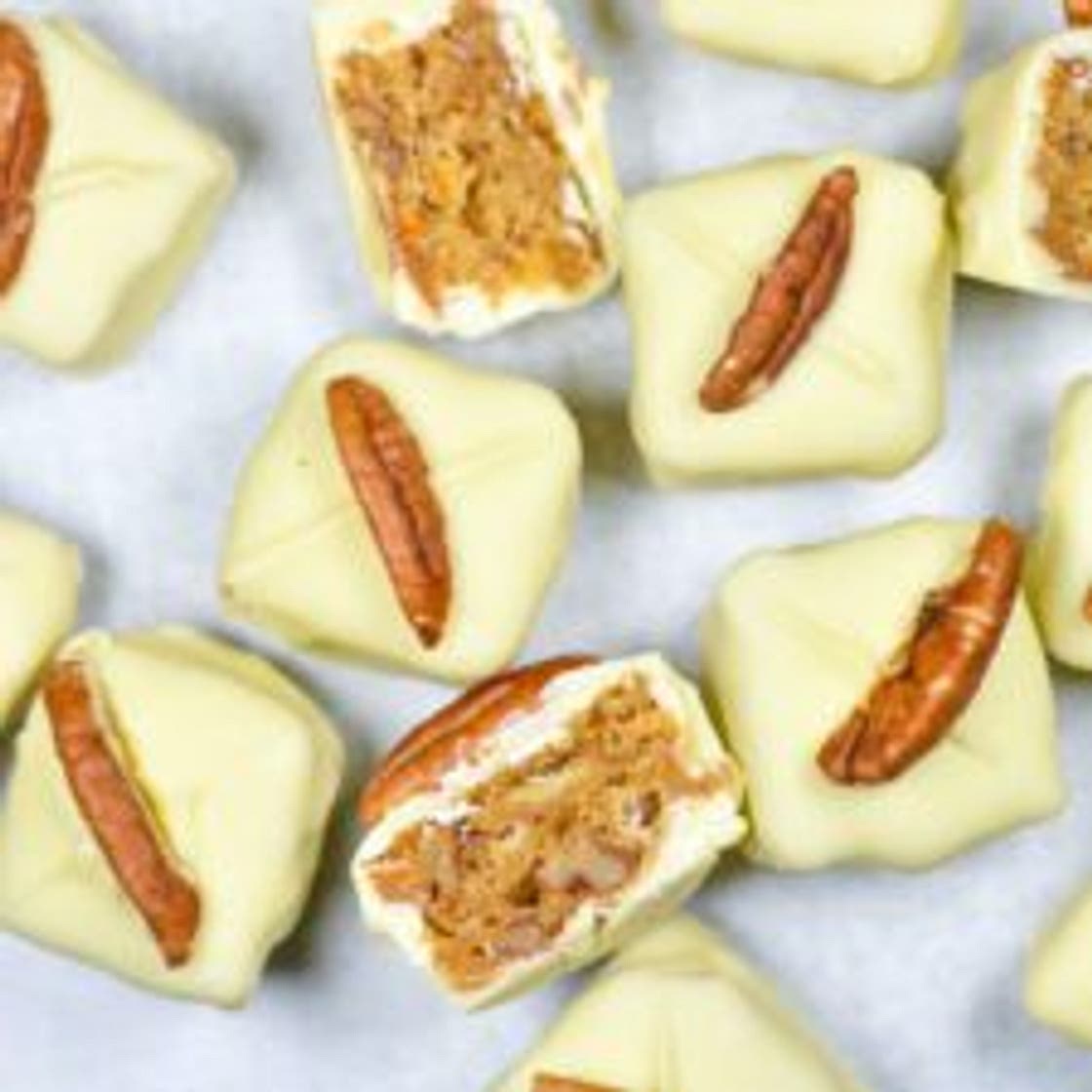 White Chocolate Blondie Bites