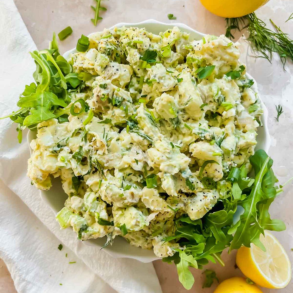 Healthy Lemon Dill Potato Salad Recipe
