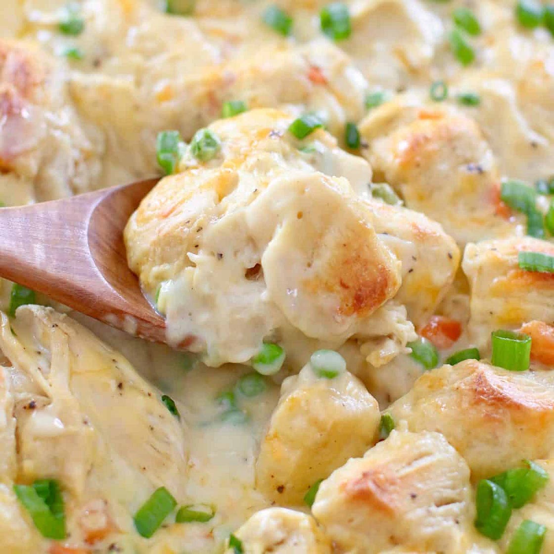 Chicken and Biscuits Casserole