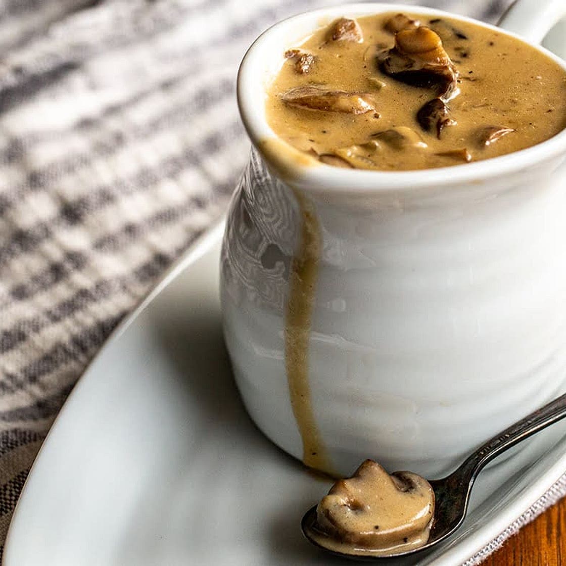 Homemade Mushroom Gravy