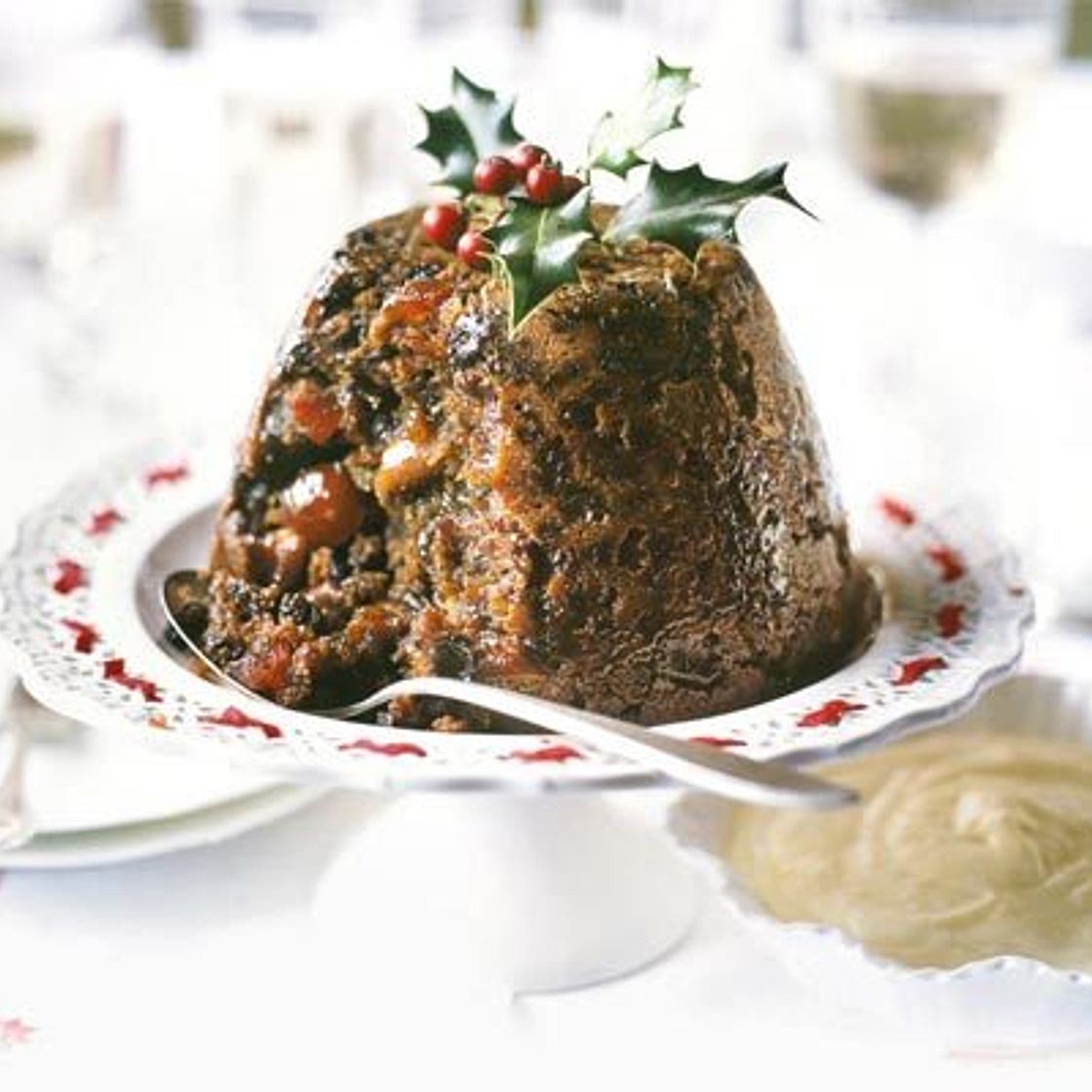 Christmas pudding with citrus & spice