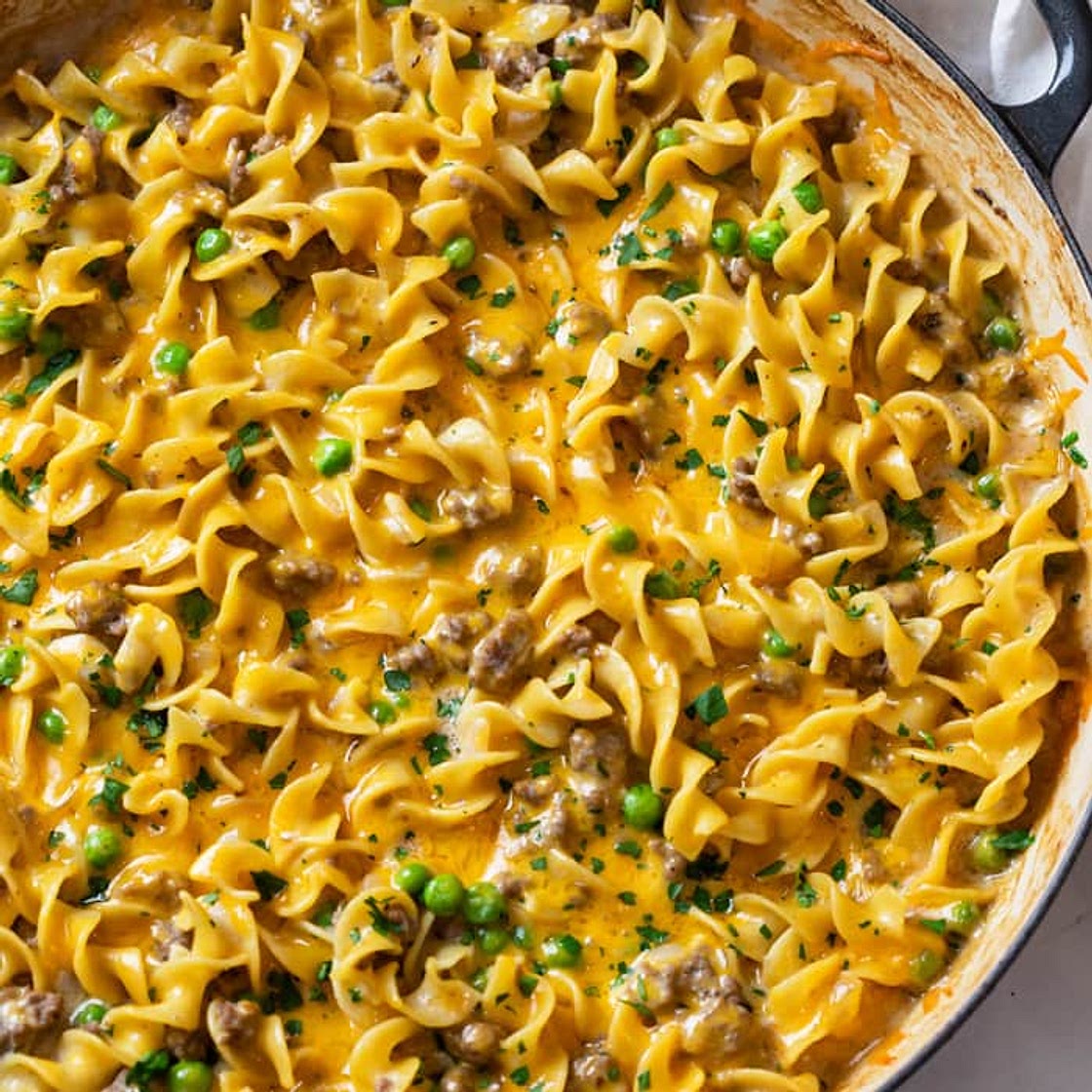 Ground Beef Stroganoff