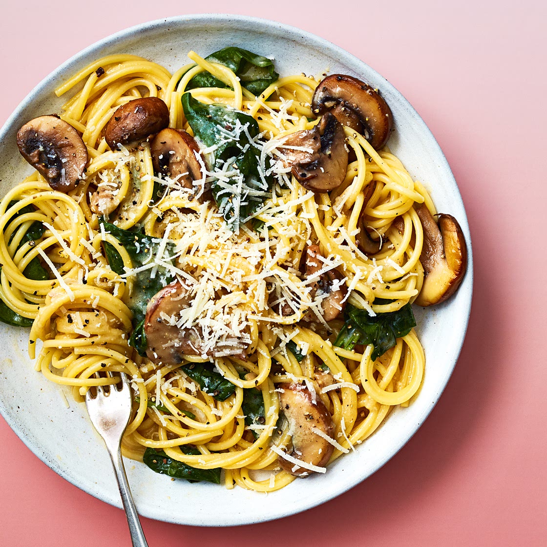 Miso Mushroom Spaghetti