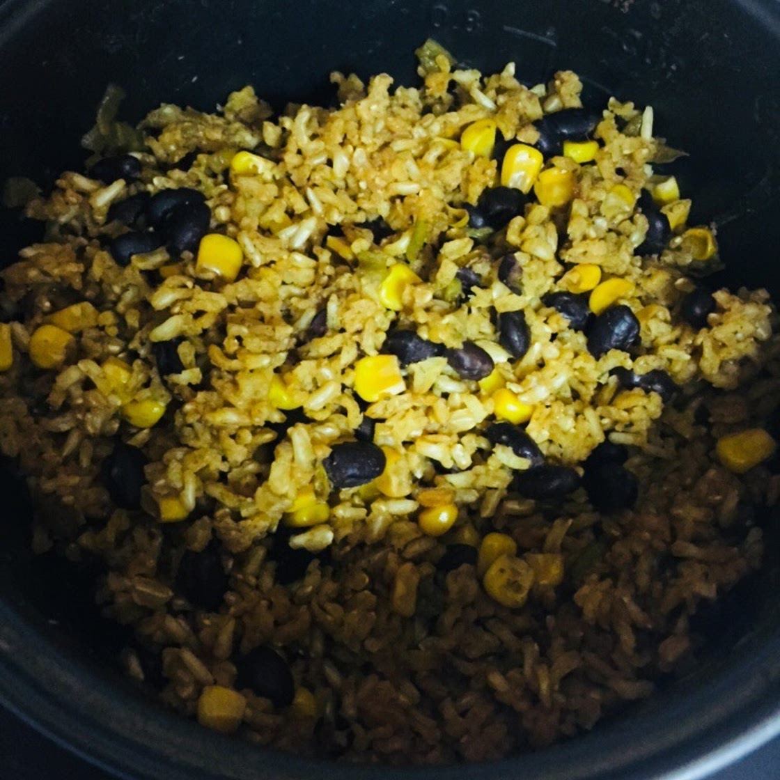 Rice and Black Beans (Rice Cooker)