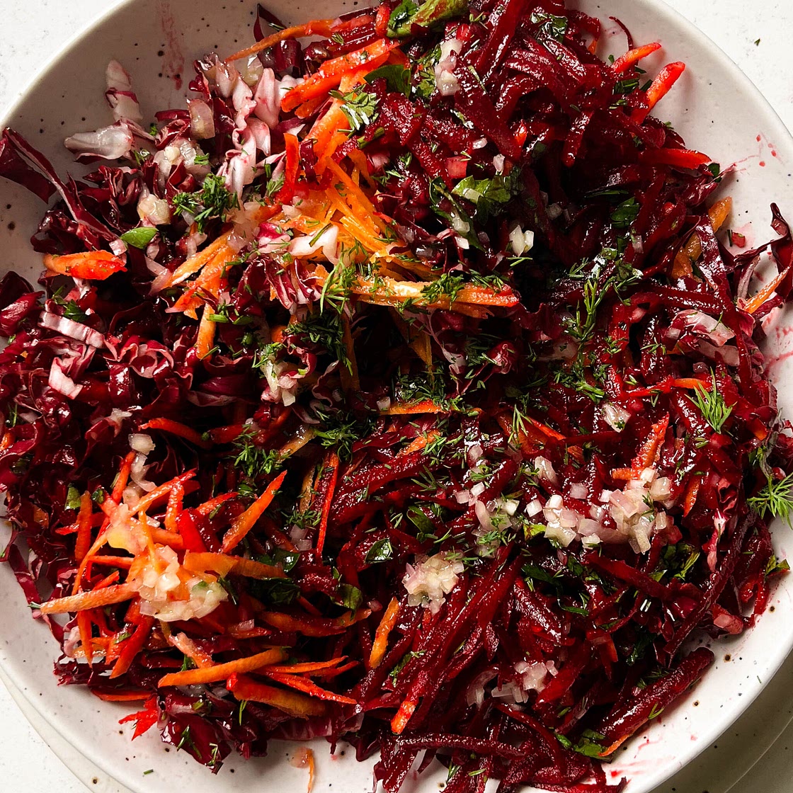 Grated Beet Salad