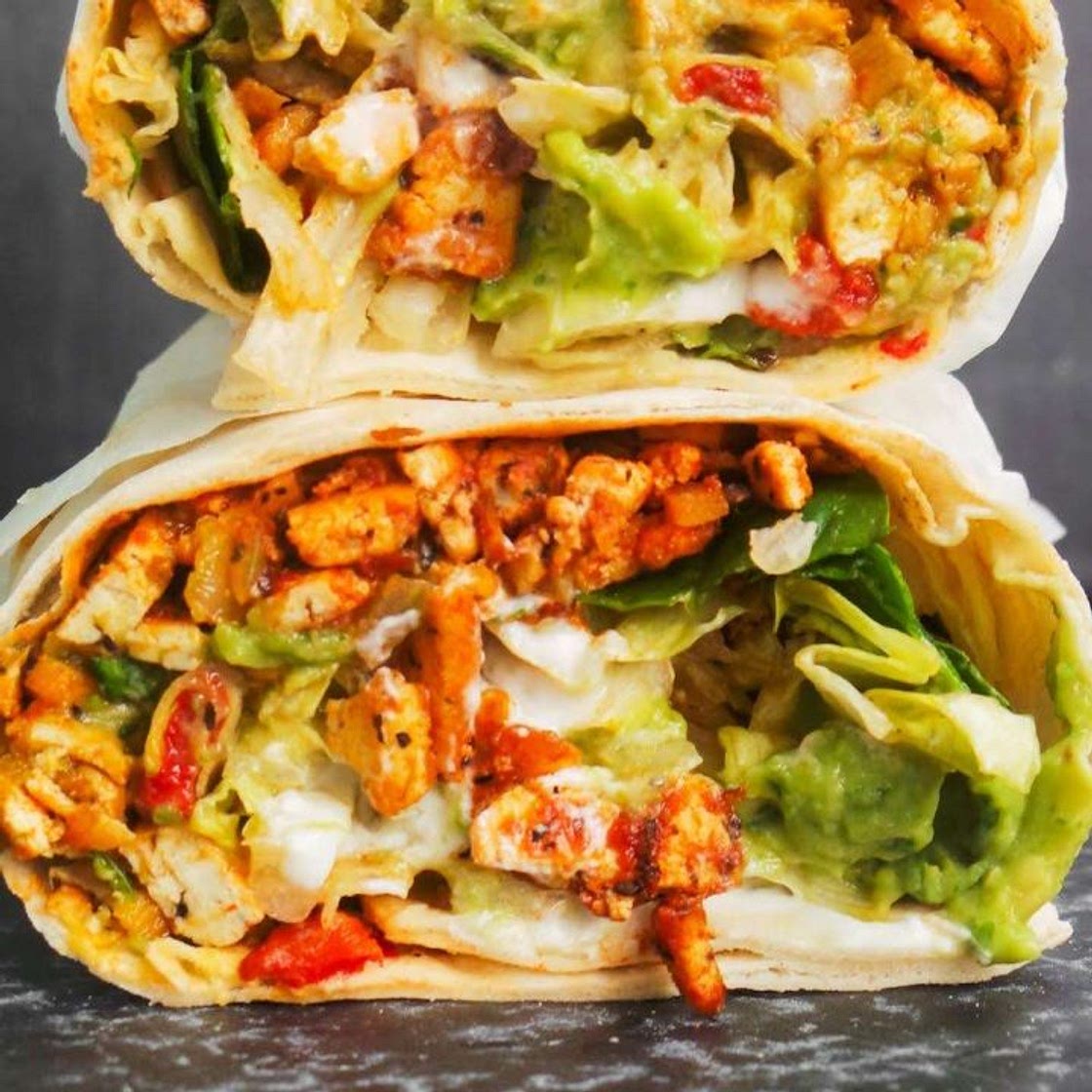 Spicy Tofu Wraps