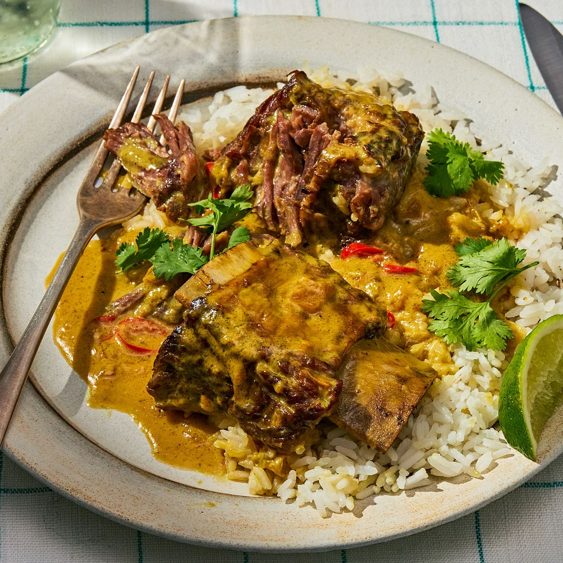 Coconut-and-Lemongrass-Braised Short Ribs
