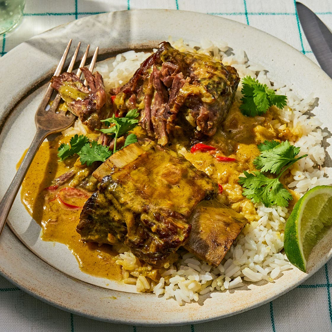 Coconut-and-Lemongrass-Braised Short Ribs