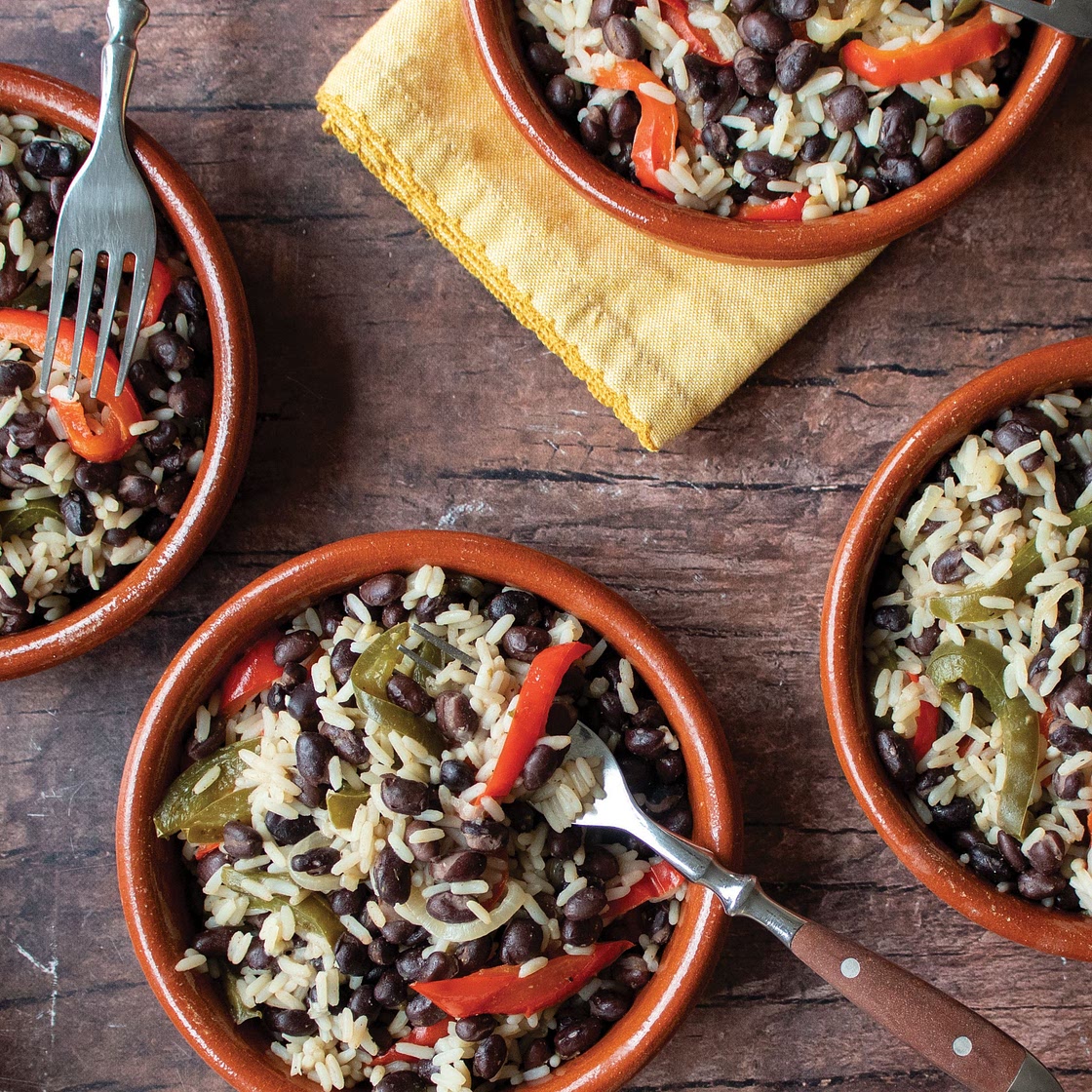 Sheet-Pan Cuban Rice and Beans