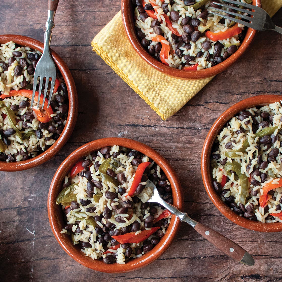Sheet-Pan Cuban Rice and Beans