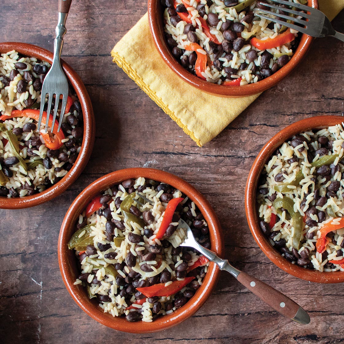Sheet-Pan Cuban Rice and Beans