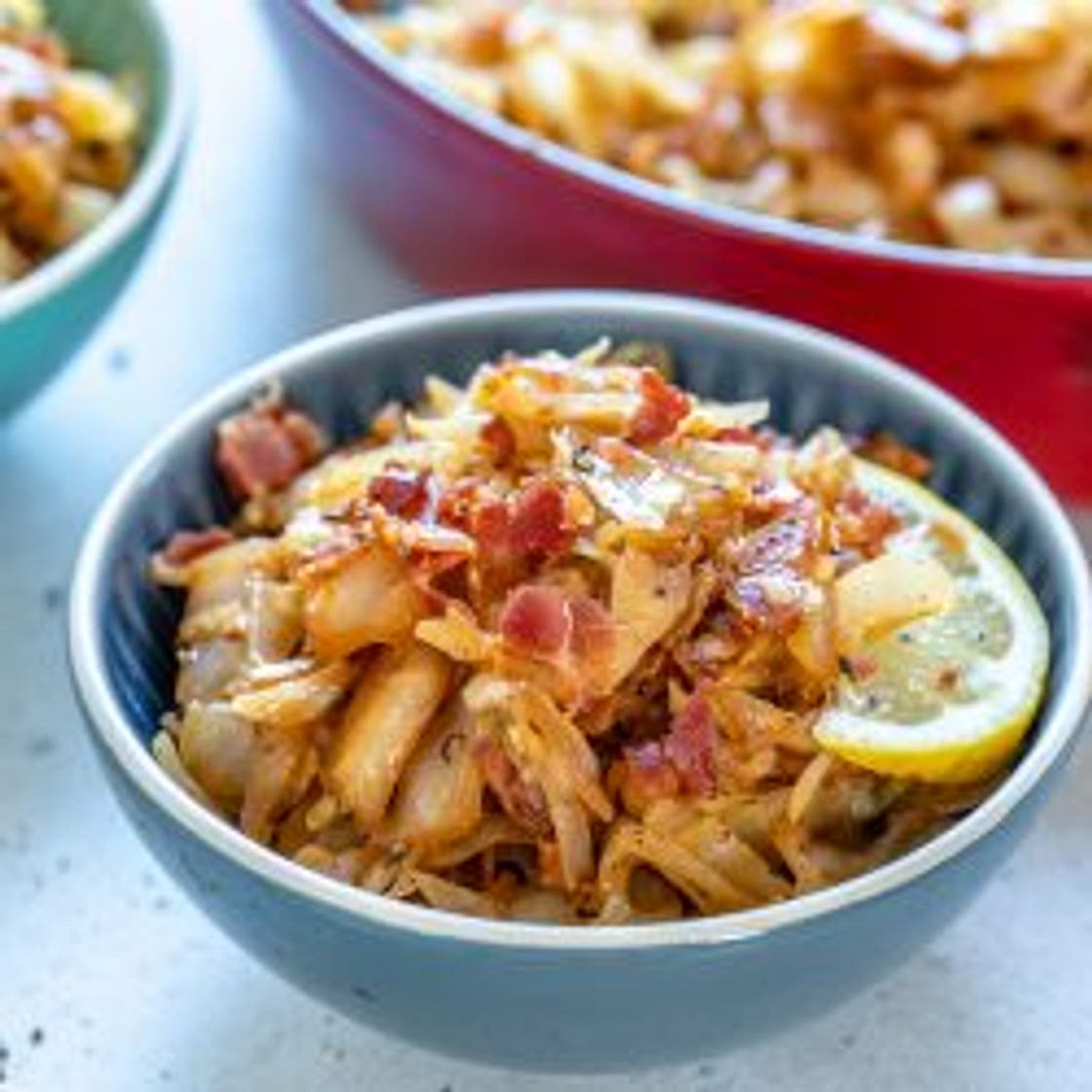 Sautéed Cabbage + Bacon