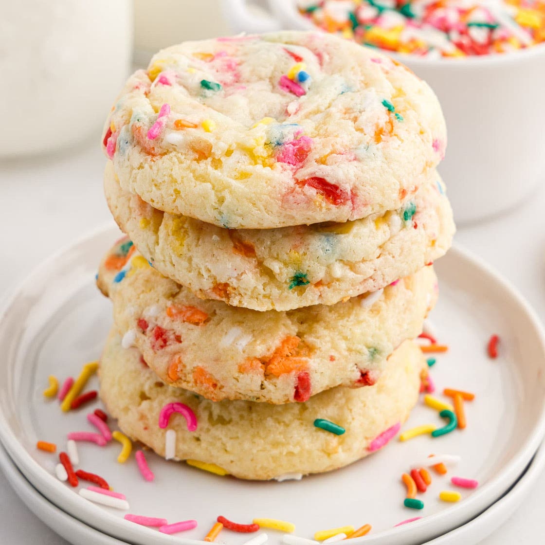 Funfetti Cake Mix Cookies