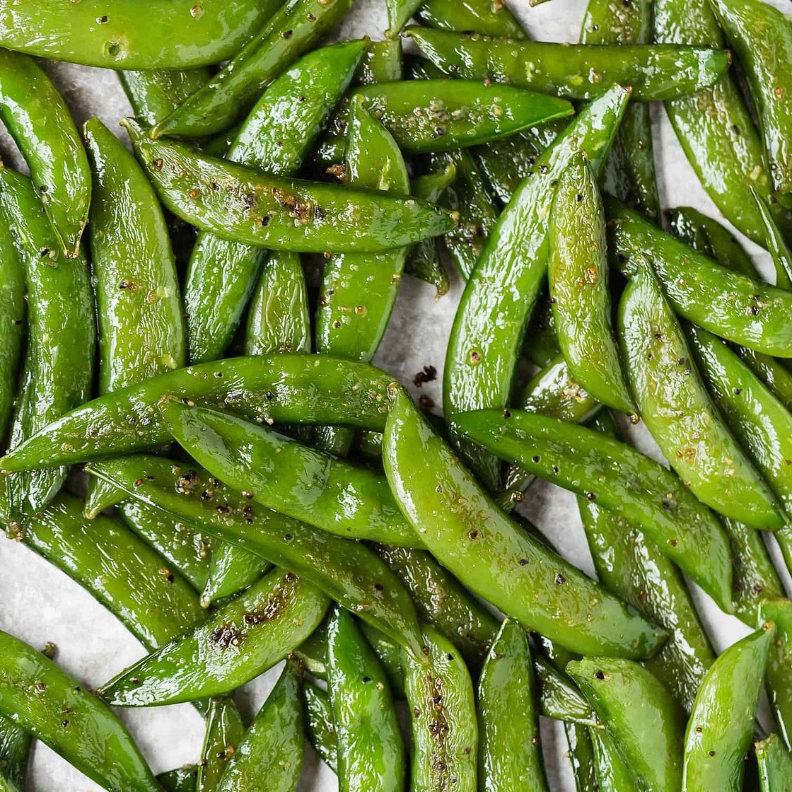 Roasted Sugar Snap Peas (so irresistible!)