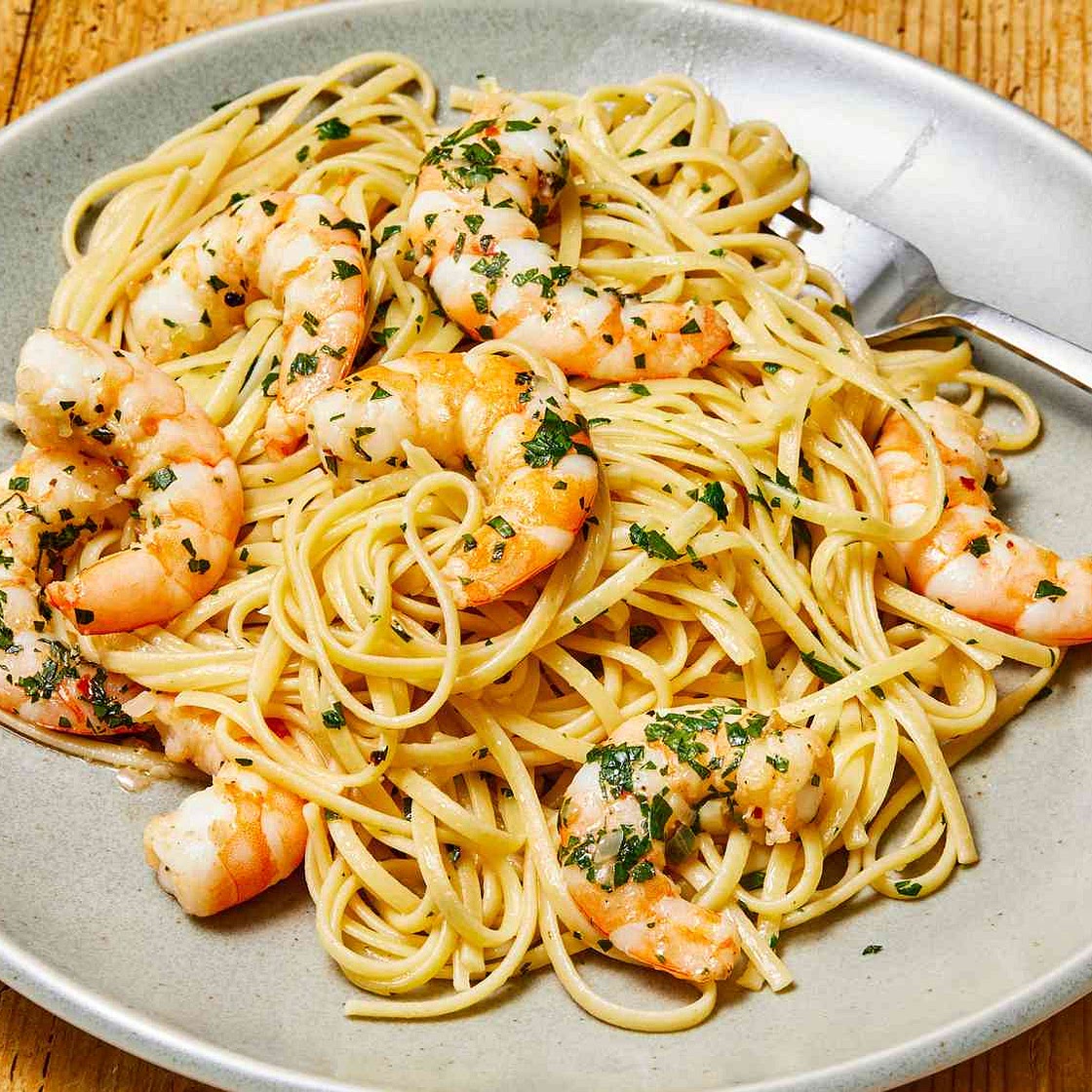 Shrimp Scampi with Pasta
