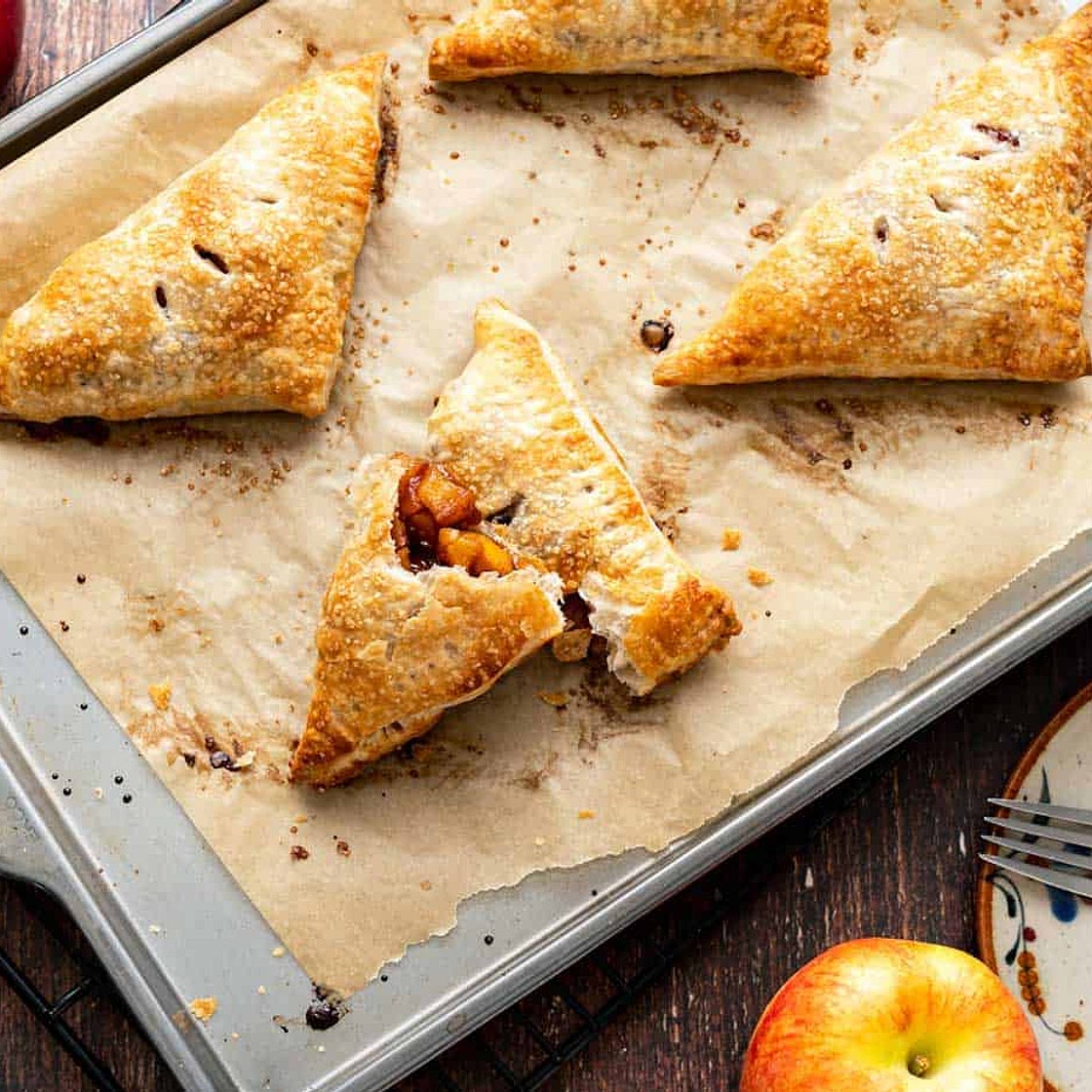 Vegan Puff Pastry Apple Turnover
