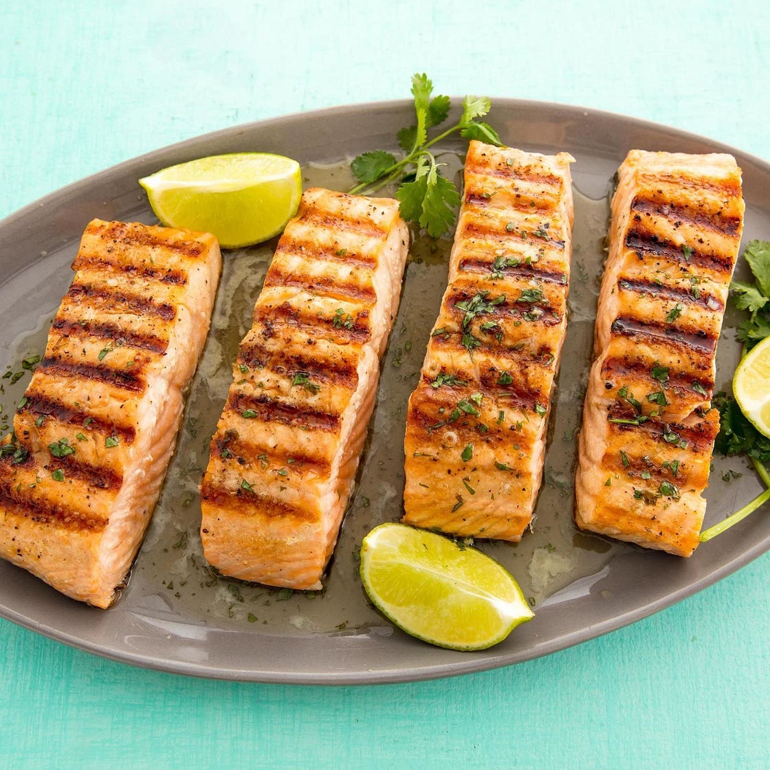 Cilantro Lime Grilled Salmon