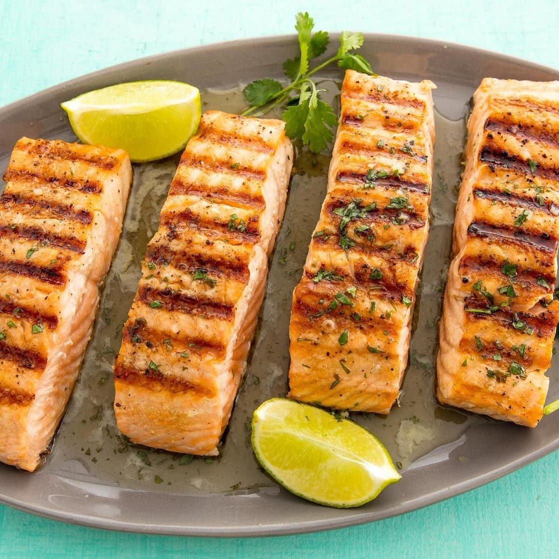 Cilantro Lime Grilled Salmon