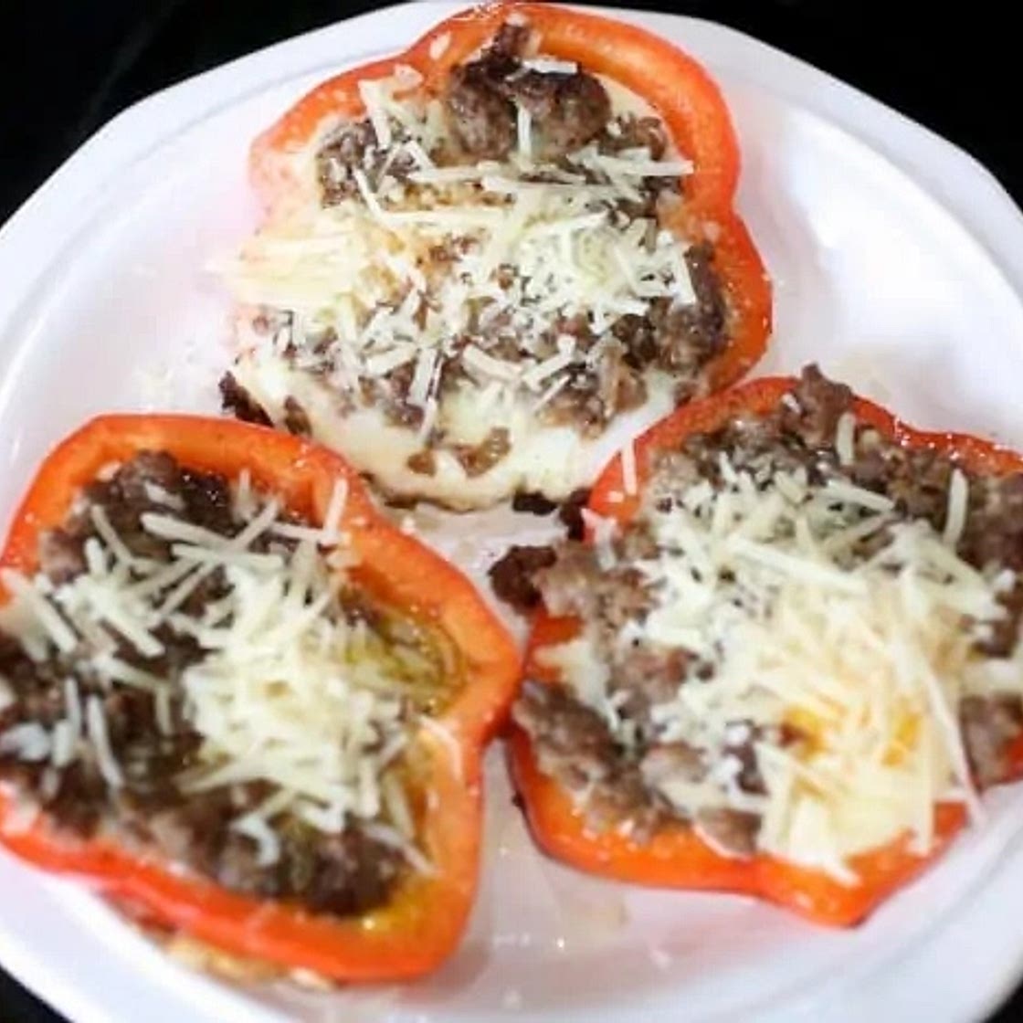 Keto Breakfast Pepper Rings Recipe