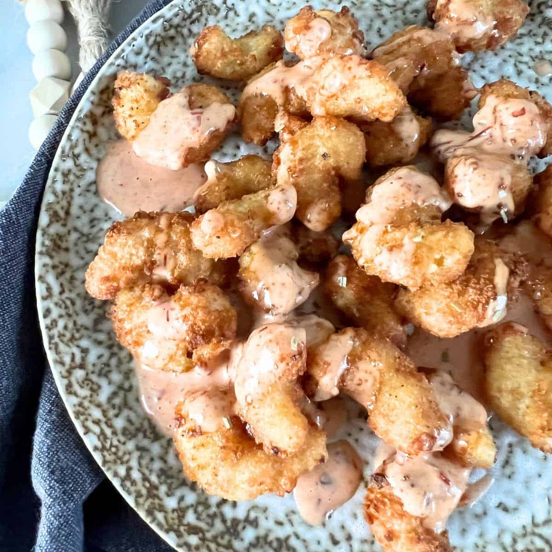 Air Fryer Bang Bang Popcorn Shrimp