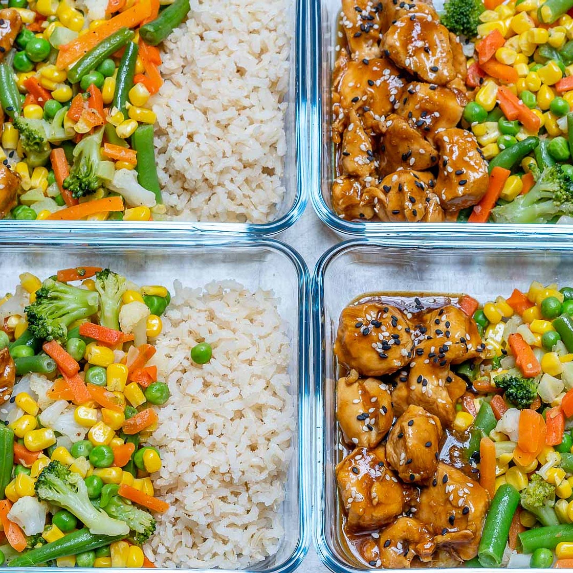 #MealPrep Teriyaki Chicken Bowls
