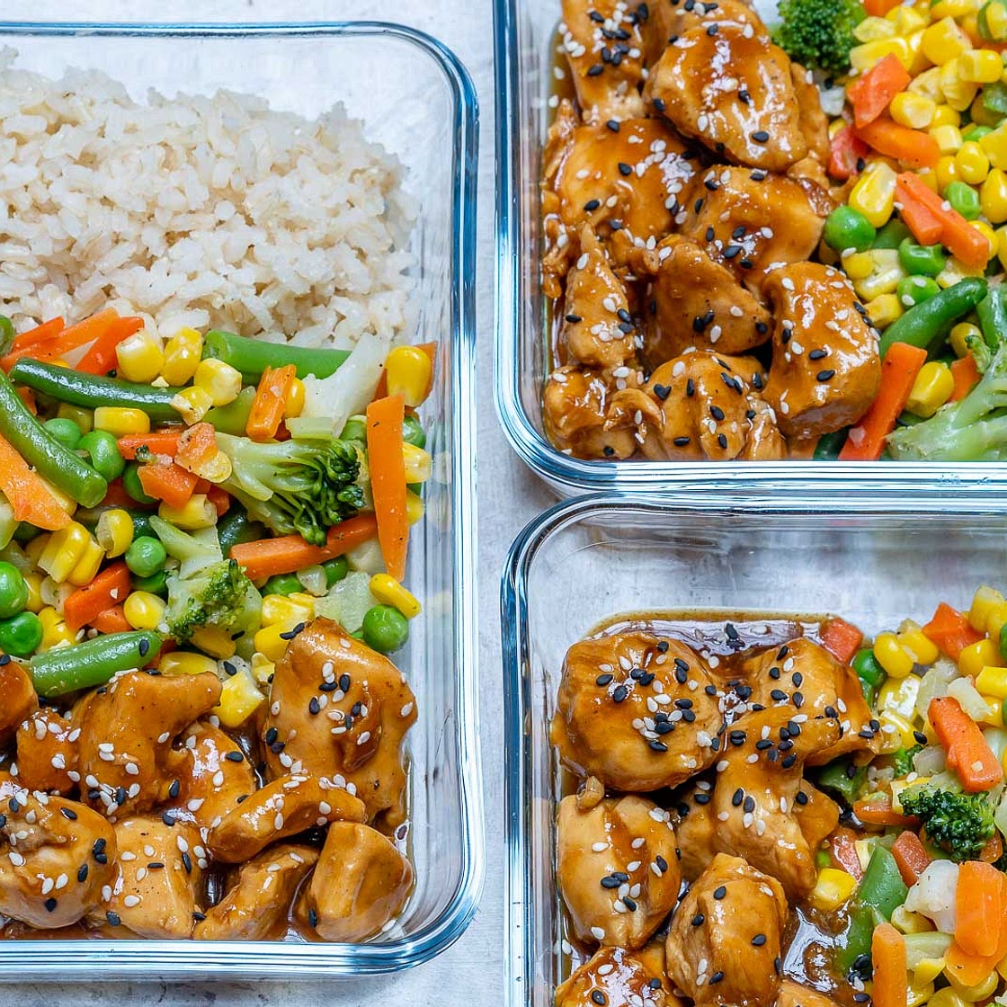 #MealPrep Teriyaki Chicken Bowls