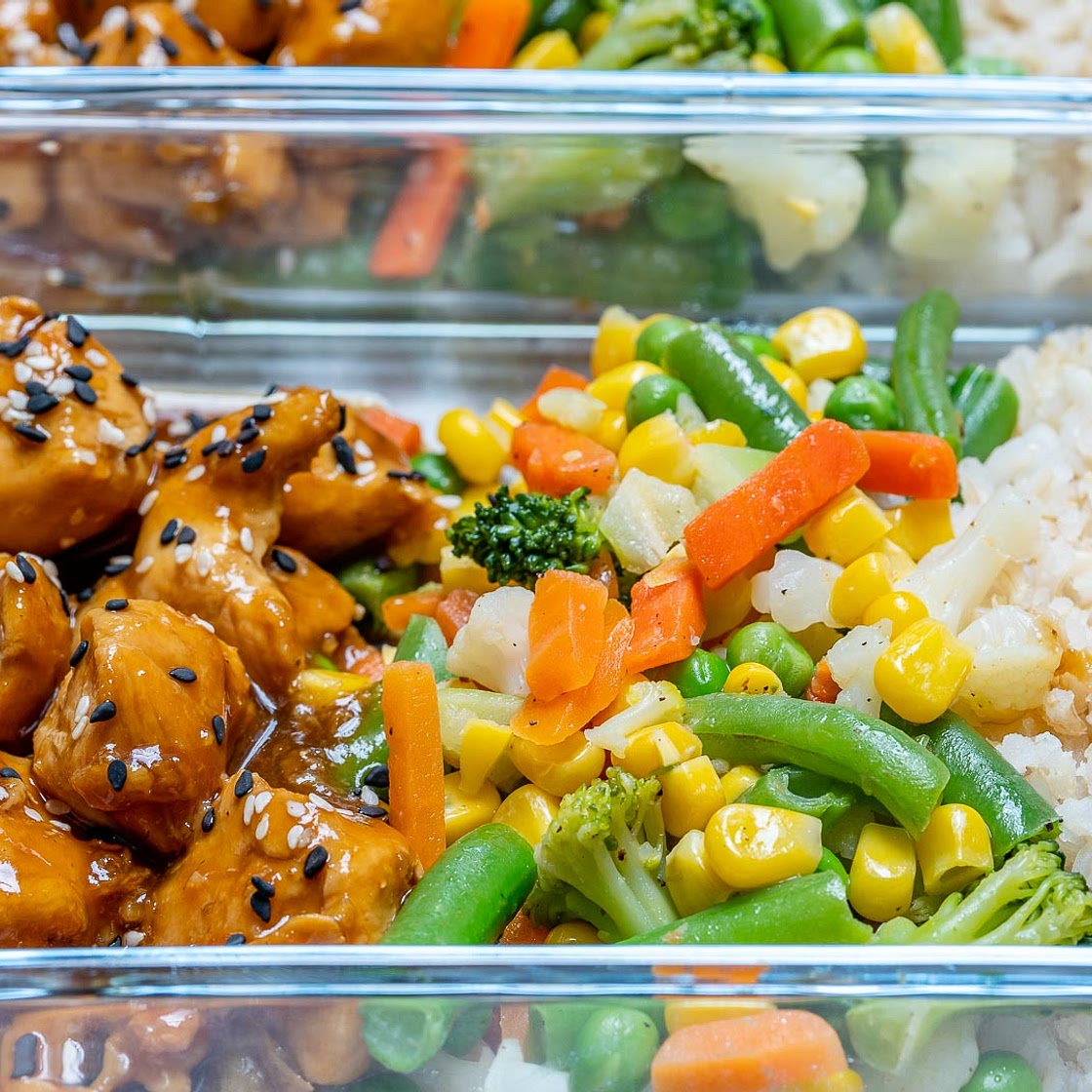 #MealPrep Teriyaki Chicken Bowls