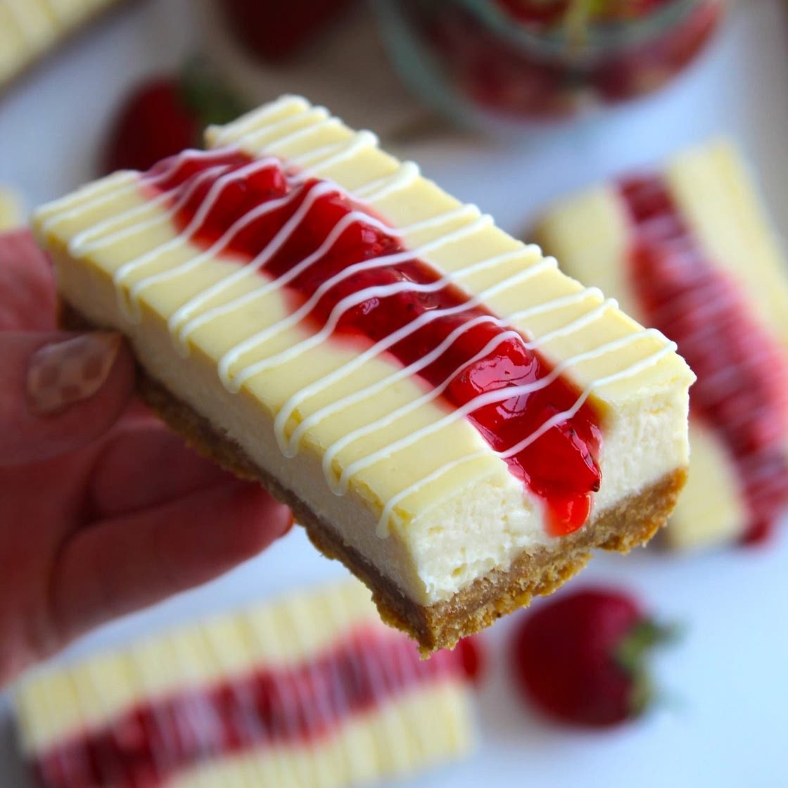 Strawberry Cheesecake Bars