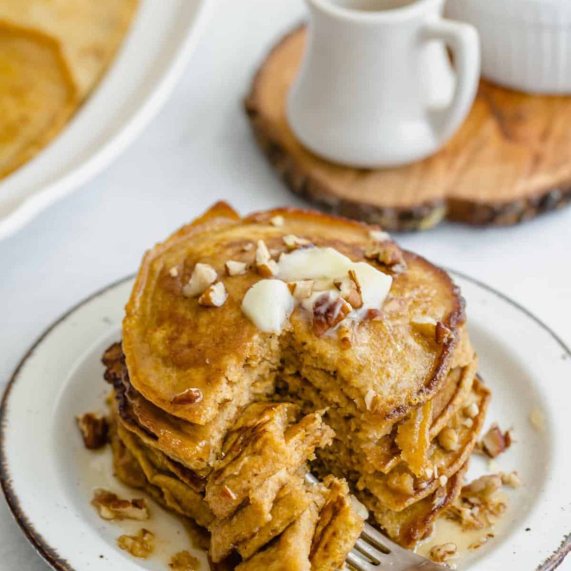 Whole Wheat Pumpkin Pancakes