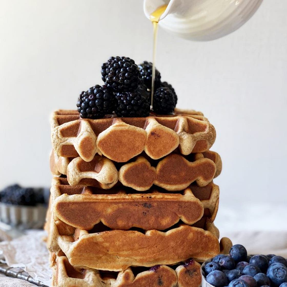 The Best High Protein Paleo Waffles