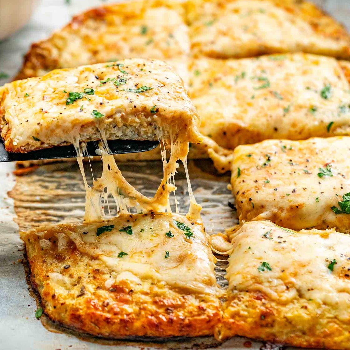Cheesy Cauliflower Breadsticks