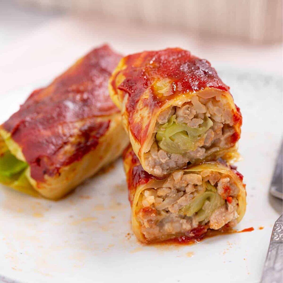 Golumpki Polish Stuffed Cabbage Rolls