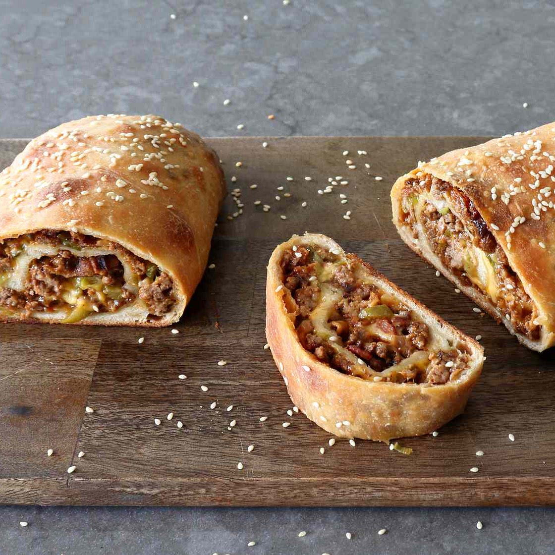 Cheeseburger Garbage Bread