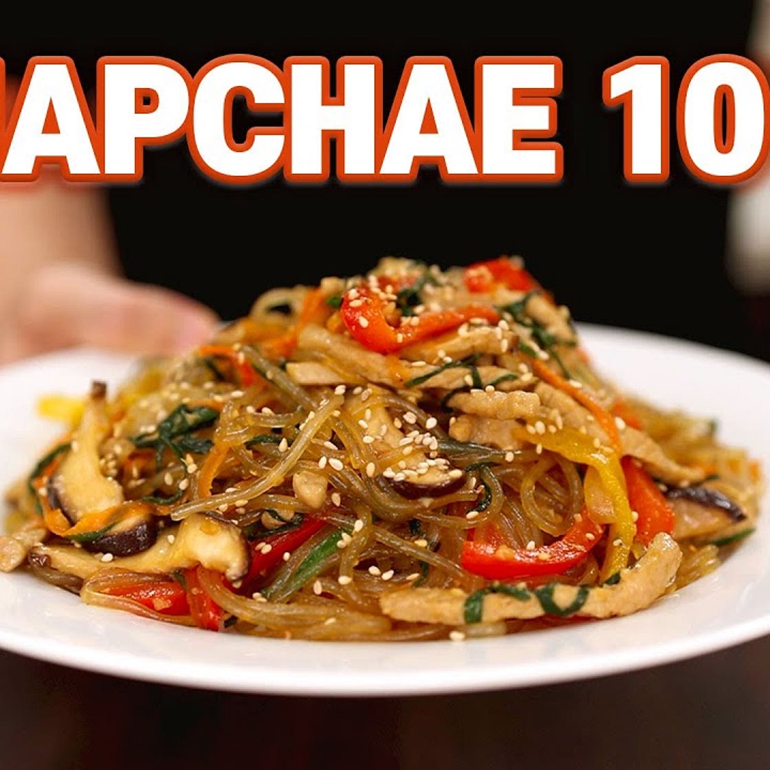 Japchae (Korean Glass Noodle Stir Fry)