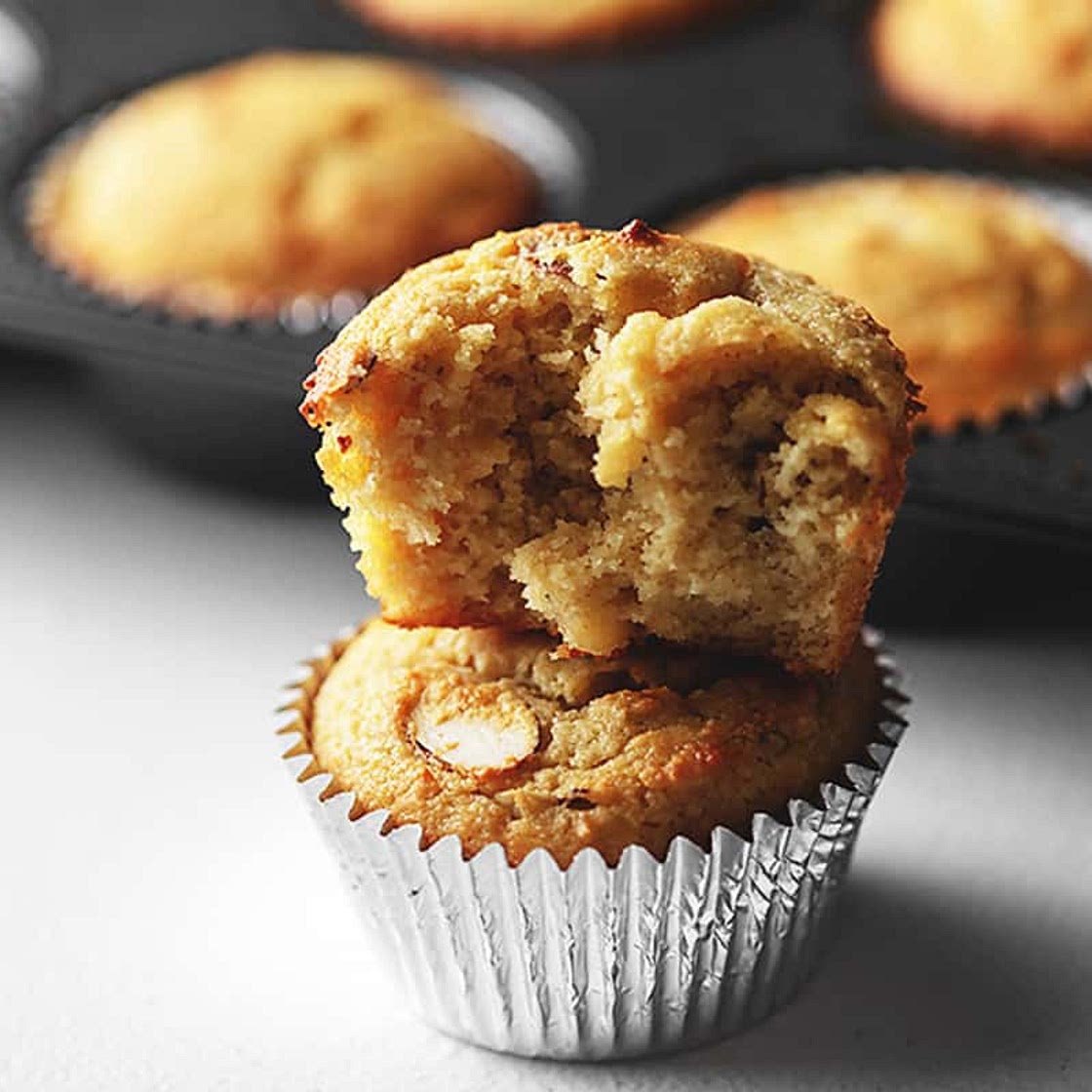 Almond Flour Muffins Recipe with 3 Varieties!
