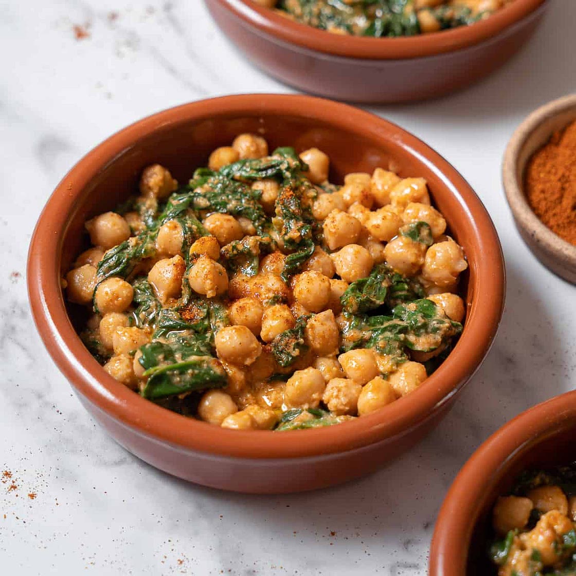 Espinacas con Garbanzos (Spinach and Chickpeas)