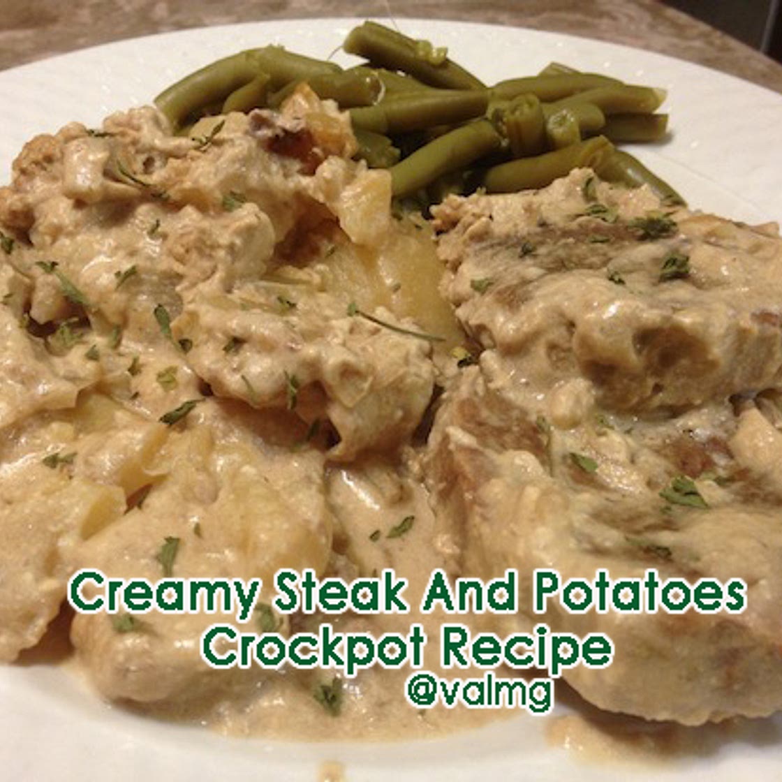 Crockpot Creamy Steak And Potatoes